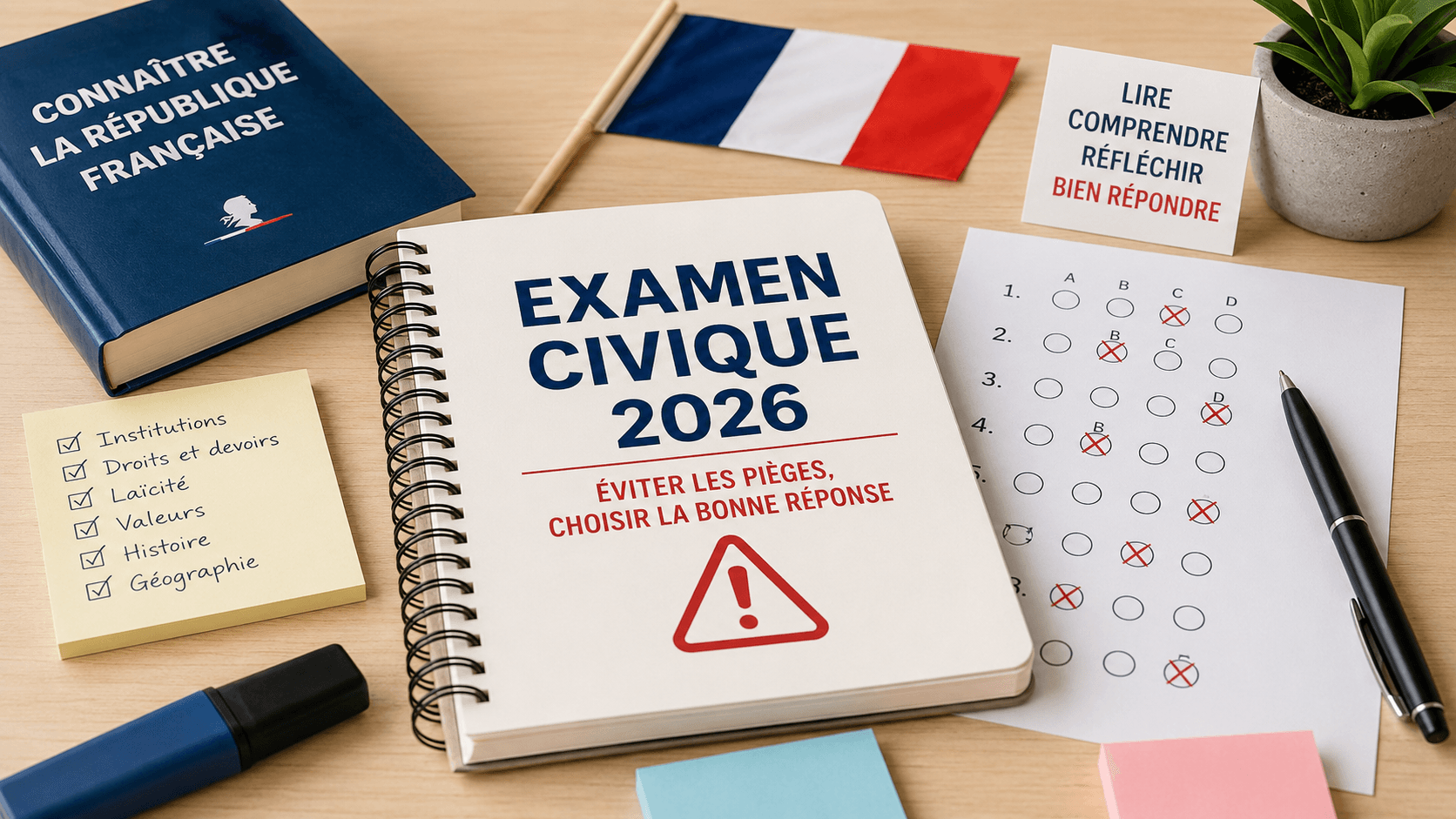 Les questions pièges de l’examen civique 2026